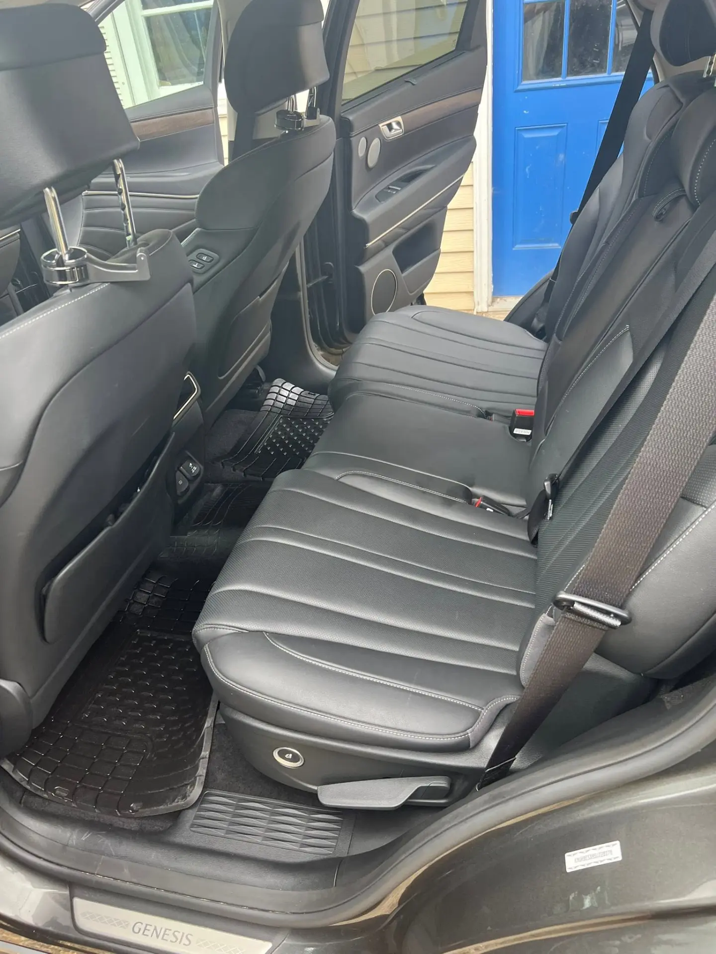 Genesis rear bench seats cleaned and protected
